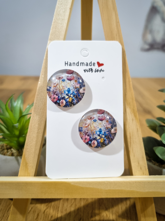 Cercei Unicat Flower glass - Cercei Flower Glass