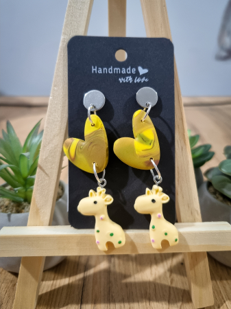 Cercei Unicat Girafa - Cercei Girafa
