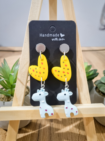 Cercei Unicat Girafa - Cercei Girafa