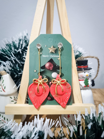 Sarbatori de iarna - Cercei glob