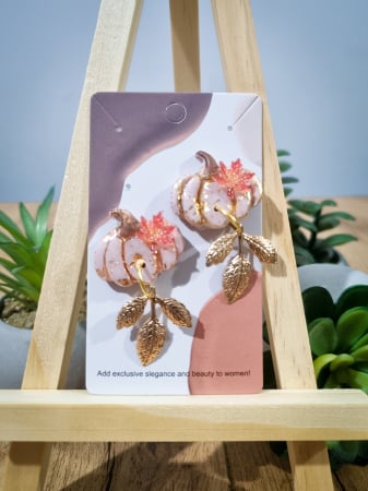 Cercei Unicat de Toamna - Cercei Unicat Dovlecel