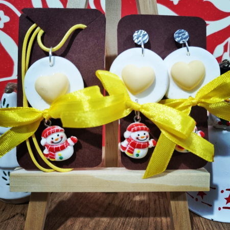 Sarbatori de iarna - Sete cercei om de zapada