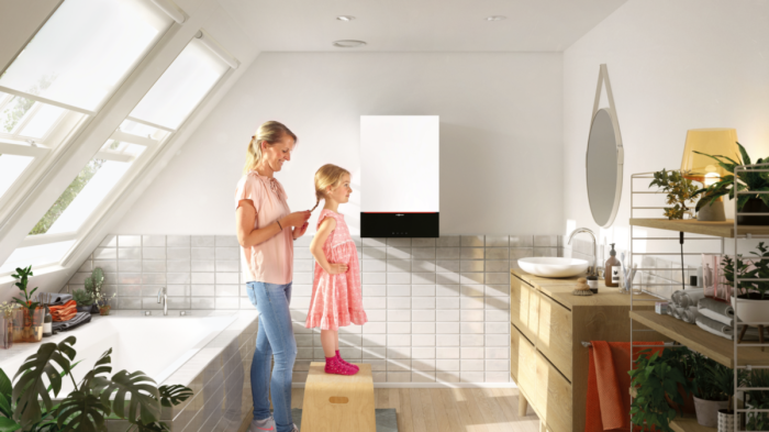 Cazan gaz Vitodens 200-W cu display de 7” 25 kW, pachet , kit inclus, eficiență A+ [2]