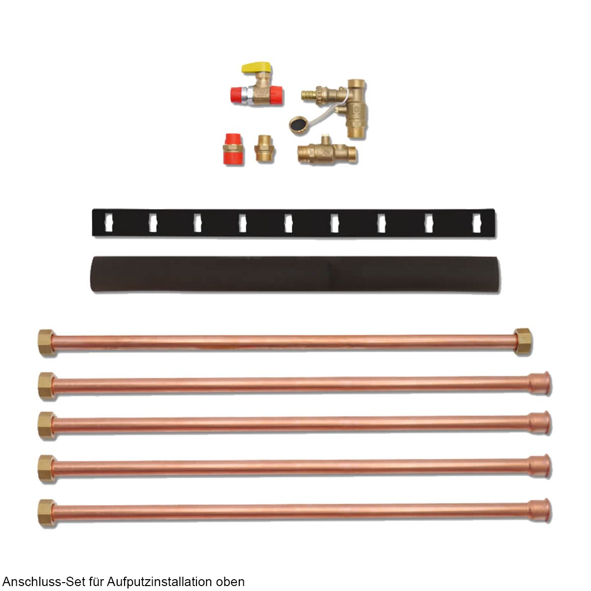 Set de racordare pentru instalare aparentă cu racorduri in partea de sus [1]