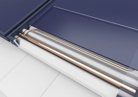 Colectoare solare - Colector plan Vitosol 200-FM cu boiler Vitocell, bivalent, de 300 l cu modul SDIO/SM1A (numai în combi + kit evecuare gaze naţie cu Vitodens 200 B2HF)