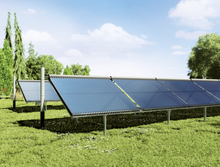 Colector solar cu tuburi vidate Vitosol 200-T, 3,26 m2 cu modul SDIO/SM1A (numai în combi + kit evecuare gaze naţie cu Vitodens 200 B2HF) [1]