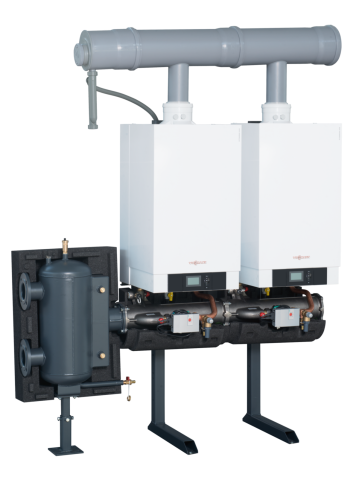 Pachet Cazan Vitodens 200-W cu boiler Vitocell, monovalent, de 200 l 25 kW + kit evecuare gaze [1]