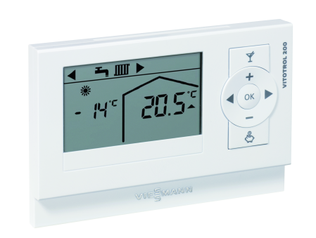 Vitotrol 200-A Telecomandă cu cablu pentru Vitotronic 200, pentru reglarea unui circuit de încălzire