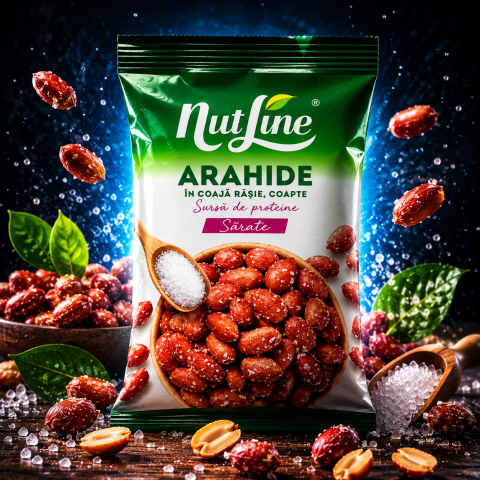 Chips-uri - Arahide cu coaja 50g