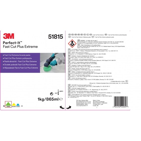 3M Pasta abraziva Fast Cut Extreme, 1kg [2]
