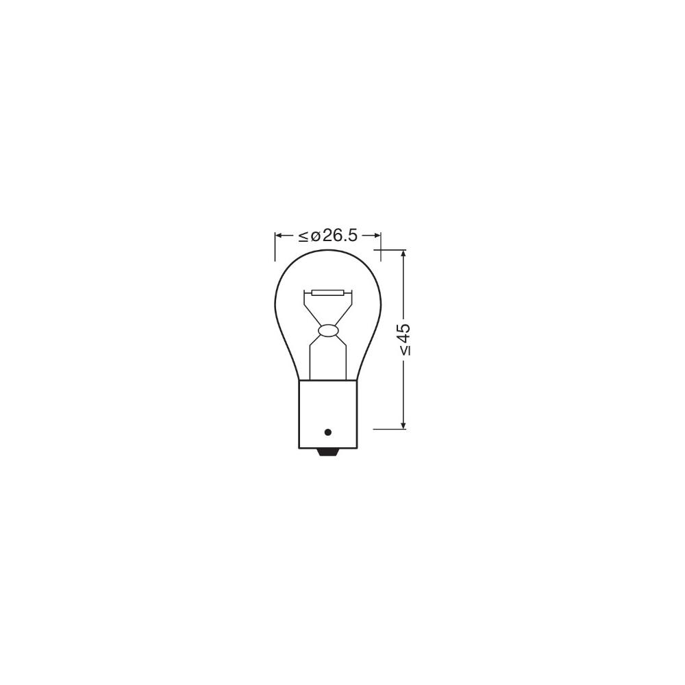 BEC 12V P21W ORIGINAL OSRAM [2]