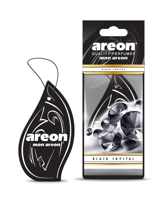 Odorizante auto - MON AREON BLACK CRYSTAL