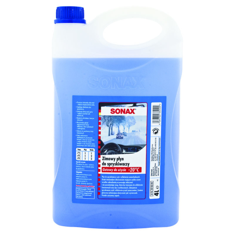 Solutii chimice & aditivi - SONAX Lichid de parbriz anti-inghet -20C – gata de utilizare – CLEAR VIEW – 4L,