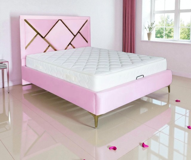 Pat tapițat Gold [1]