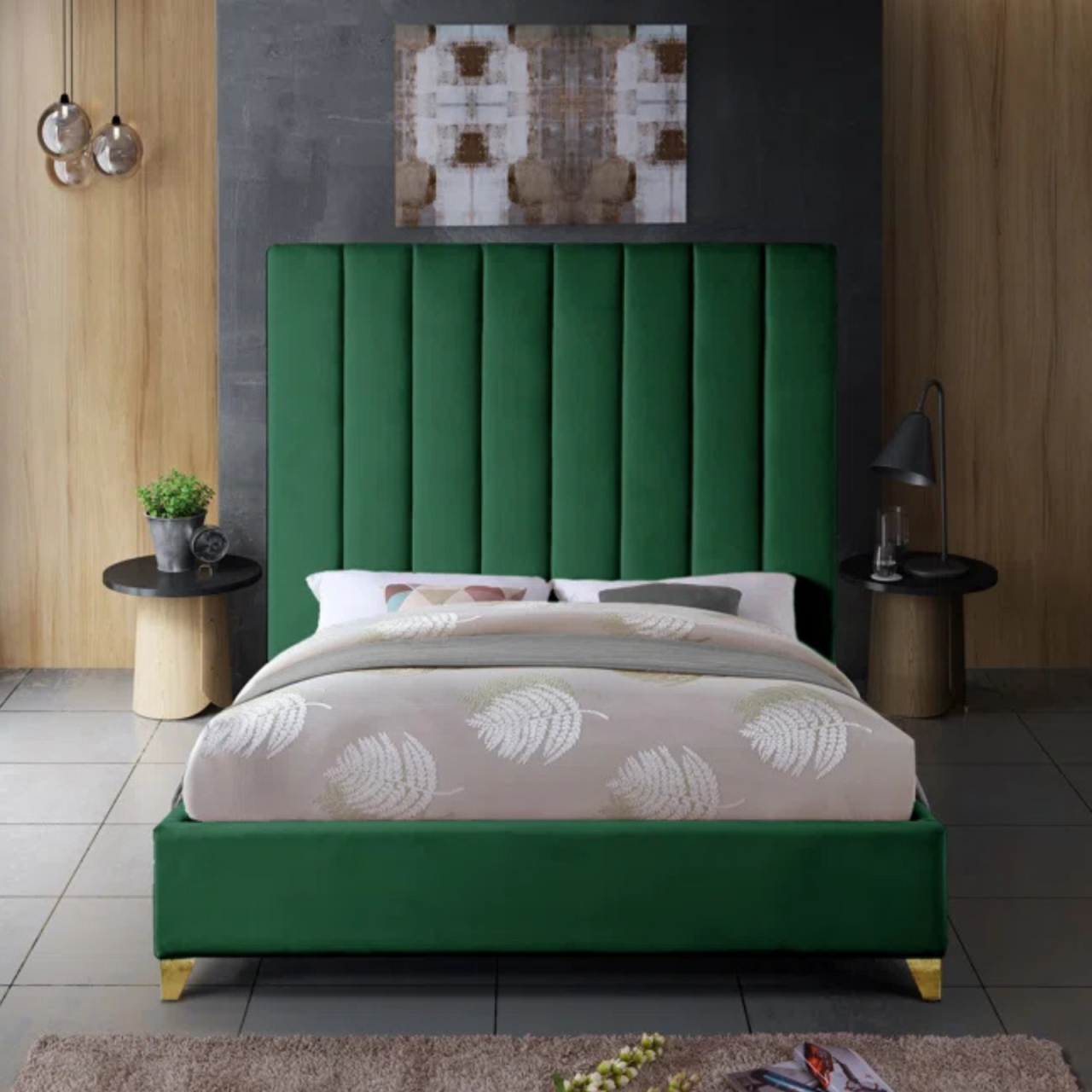 Pat tapițat King [2]