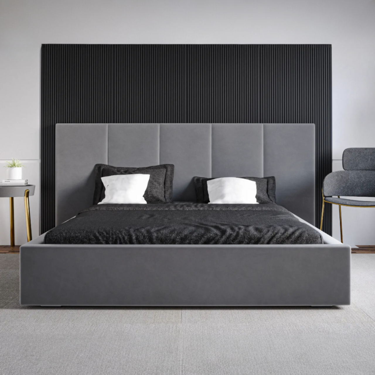 Pat tapițat Nora [1]