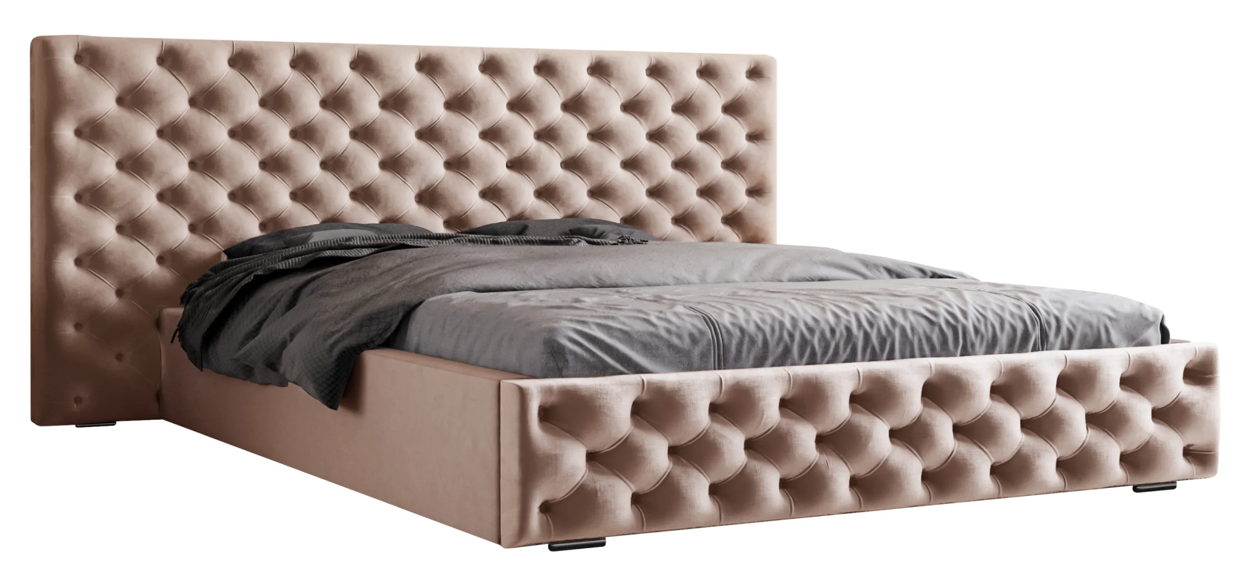 Pat tapițat Velvet [2]