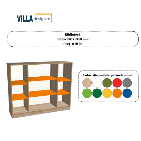Mobilier școlar - Bibliotecă
