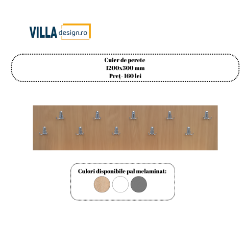 Mobilier școlar - Cuier de perete