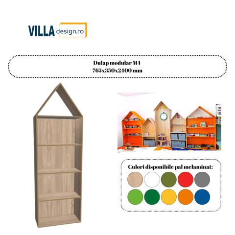 Mobilier școlar - Dulap modular M4