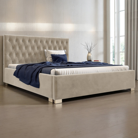 Paturi tapițate - Pat Tapițat Lenny