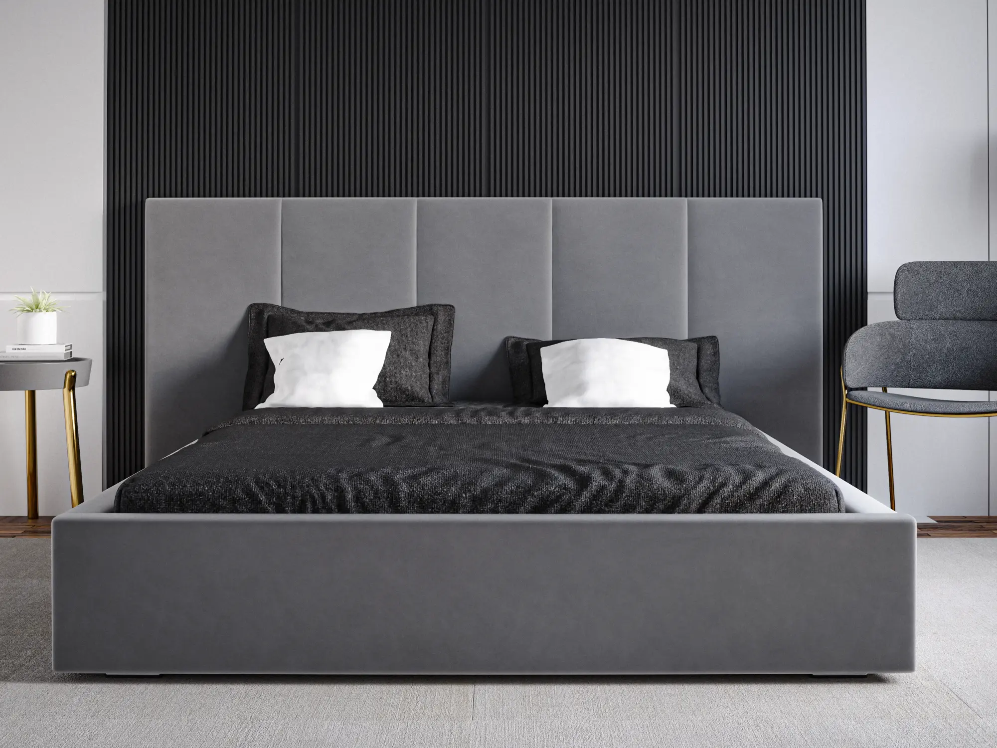 Pat tapițat Nora [1]