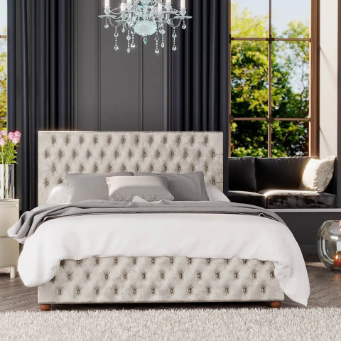 Paturi tapițate - Pat Tapițat Sienna