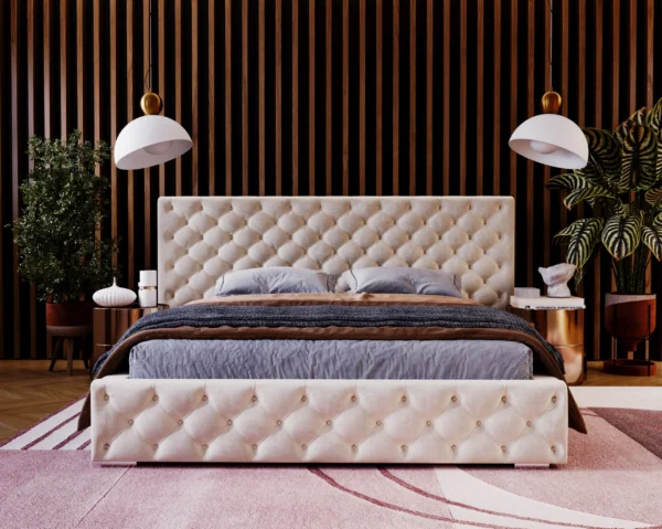 Pat tapițat Velvet [2]