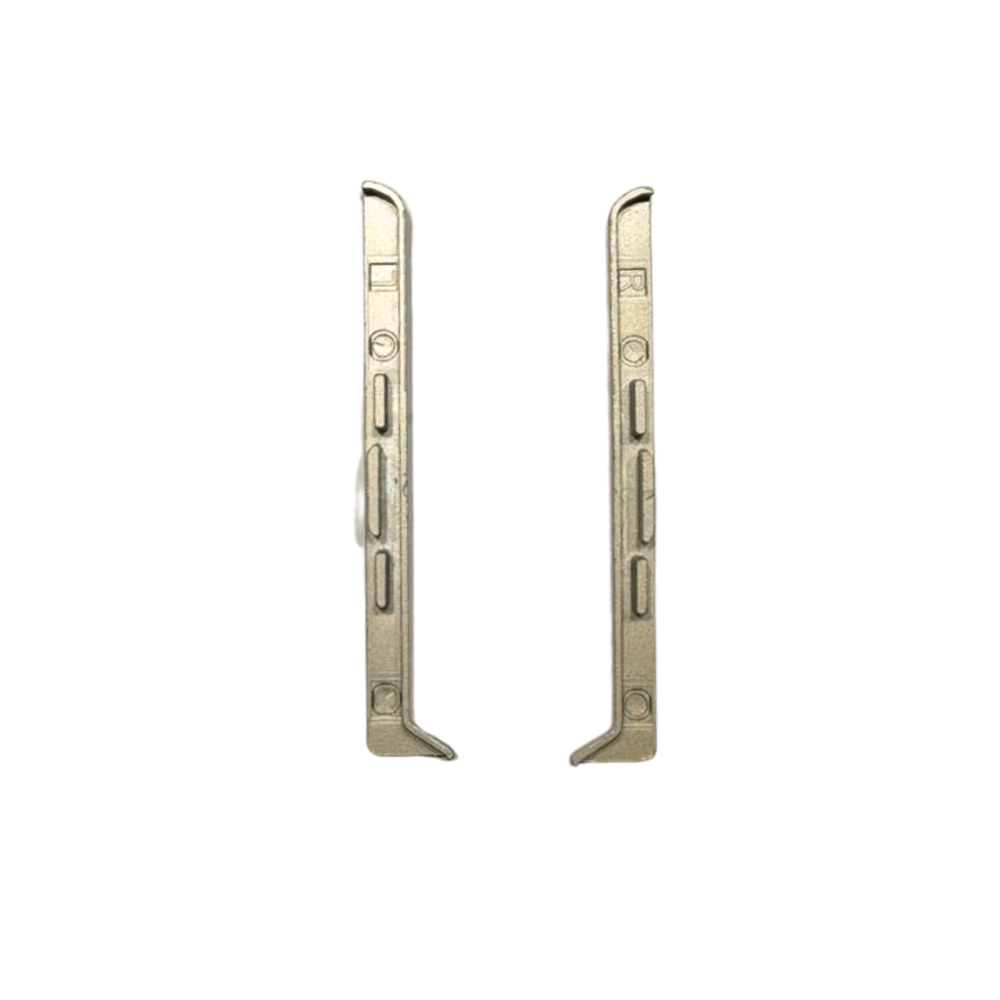 Capete plinta aluminiu 80 mm (set 2 buc, stanga/dreapta), Champagne [2]