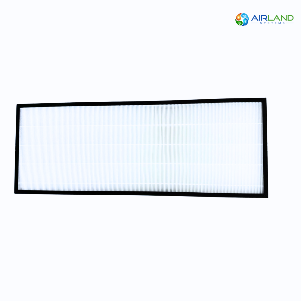 Filtru aer HEPA H13 AirLand pentru sistem HVAC 600-900 m³/h, filtrare avansata, 655 x 245 x 70 mm [6]
