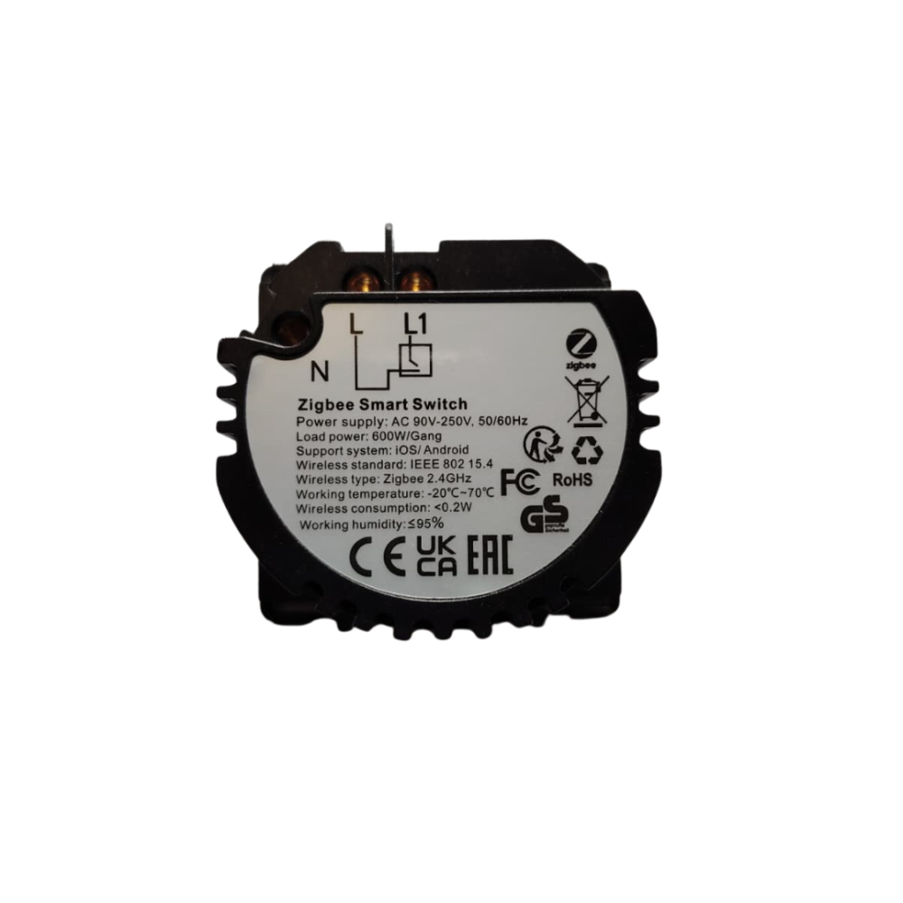 Modul intrerupator smart simplu, Zigbee Tuya, cu touch, 1 canal [4]