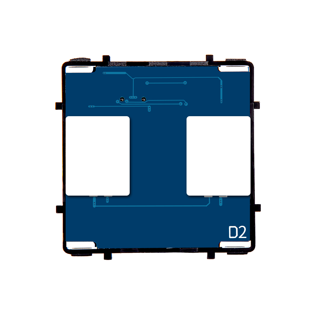 Modul intrerupator smart dublu, Zigbee Tuya, cu touch, 2 canale [2]