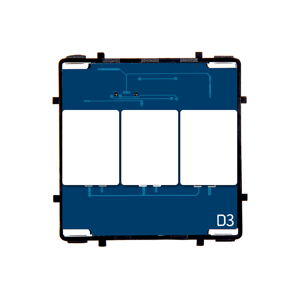 Modul intrerupator smart triplu, Zigbee Tuya, cu touch, 3 canale [2]