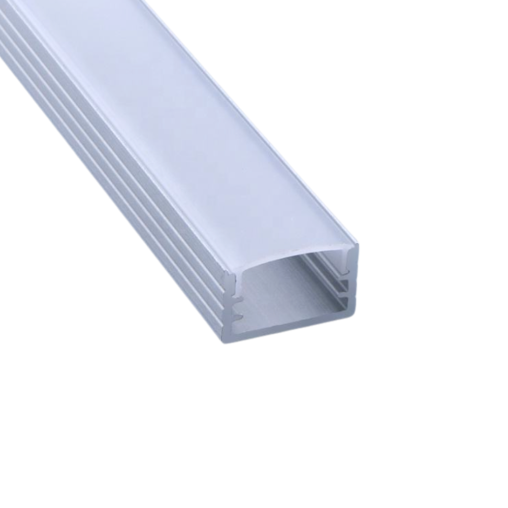 Profil aluminiu pentru LED, 3 m x 0.88 cm x 0.6 mm, Alb [2]