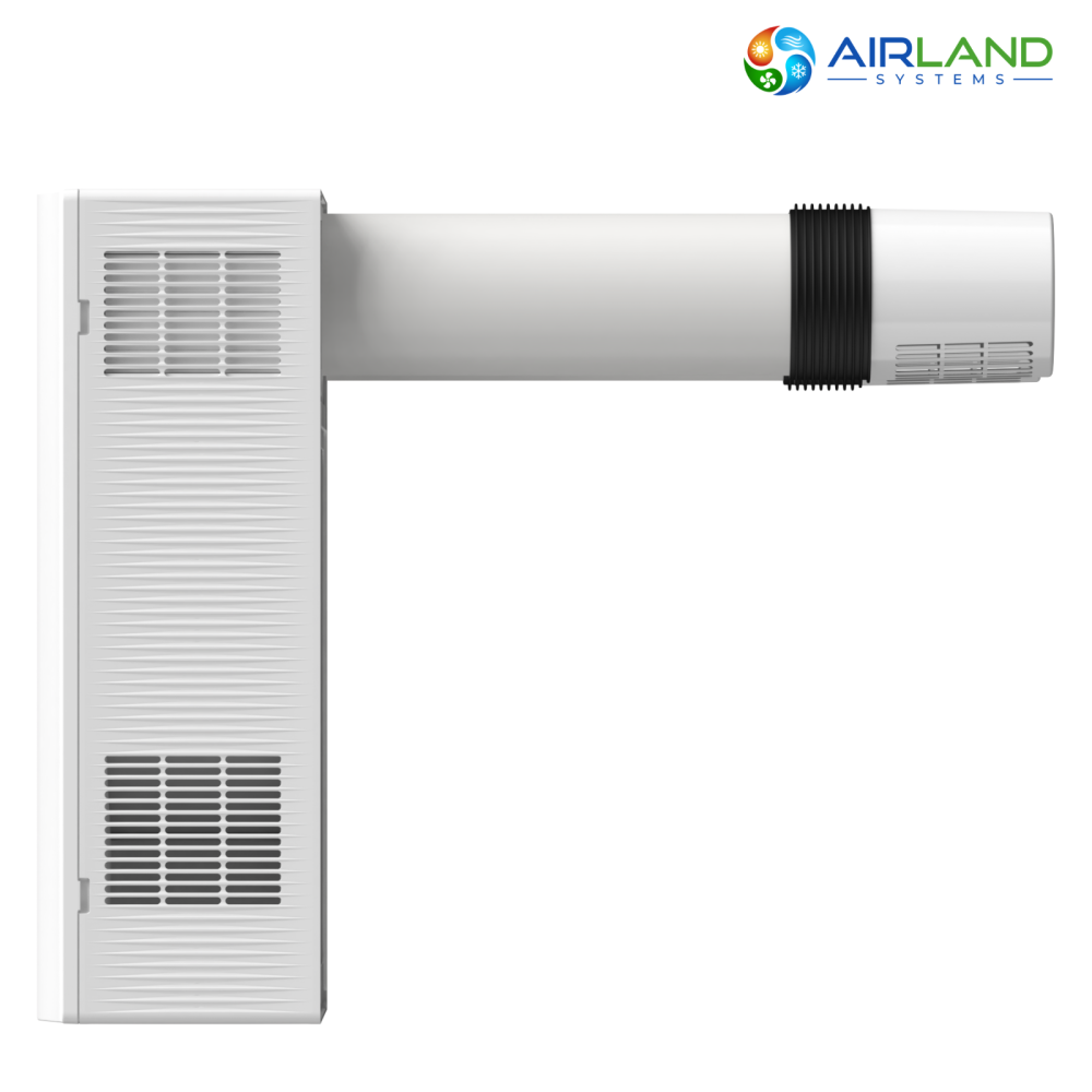 Recuperator de caldura AirLand Flex 100 m³/h, montaj pe perete, WiFi, senzor CO₂ si umiditate [3]