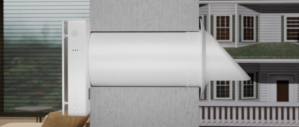 Recuperator de caldura cu senzor CO2 si control WiFi, flux de aer reversibil, schimbator ceramic [2]