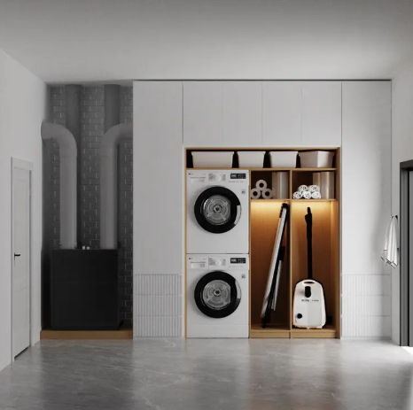 Sistem ventilatie HVAC cu recuperare de caldura 350 m³/h cu pompa de caldura si DC Inverter, ventilatie, incalzire si racire [7]