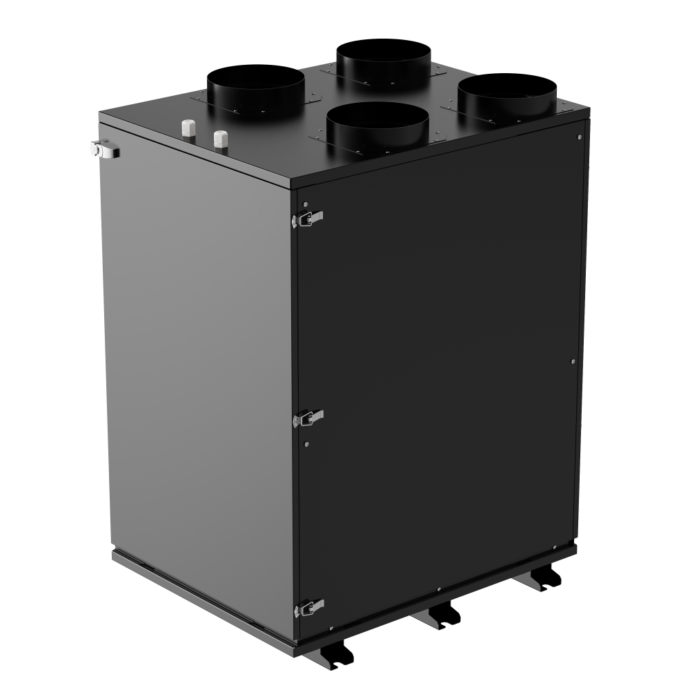 Sistem ventilatie HVAC cu recuperare de caldura 350 m³/h cu pompa de caldura si DC Inverter, ventilatie, incalzire si racire [2]