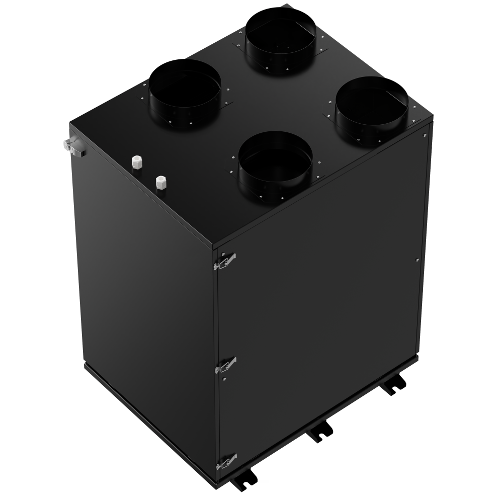 Sistem ventilatie HVAC cu recuperare de caldura 350 m³/h cu pompa de caldura si DC Inverter, ventilatie, incalzire si racire [4]