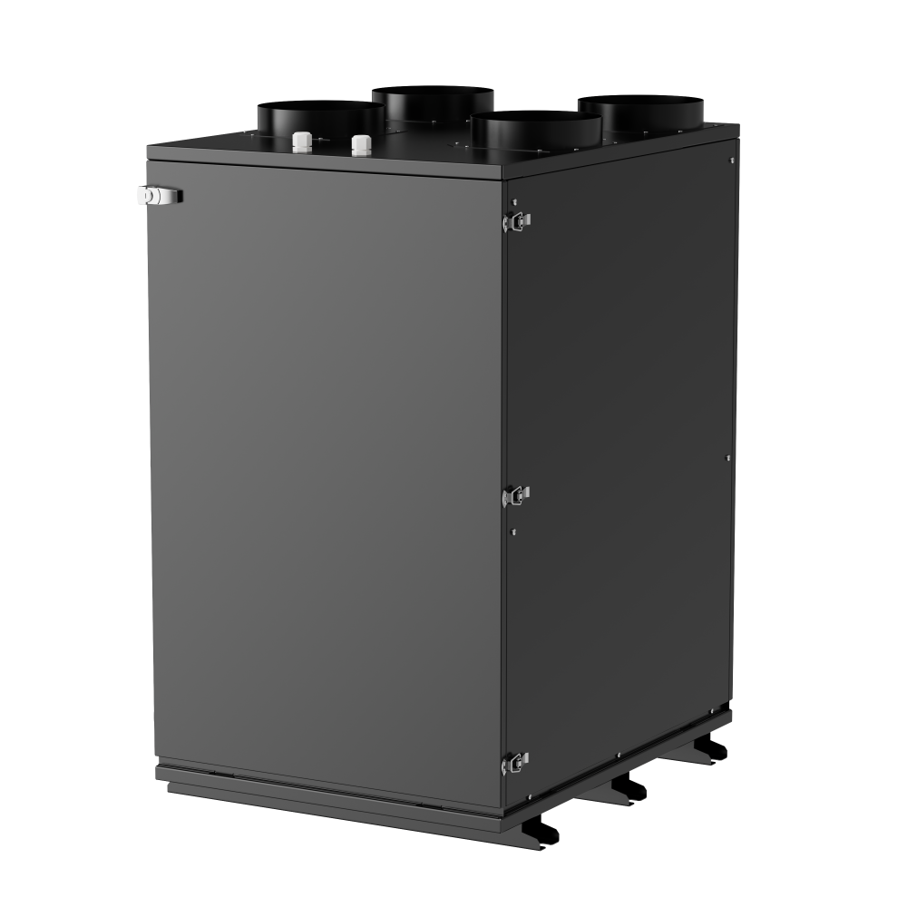 Sistem ventilatie HVAC cu recuperare de caldura 350 m³/h cu pompa de caldura si DC Inverter, ventilatie, incalzire si racire [3]