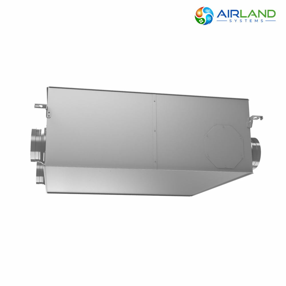 Sistem ventilatie cu recuperare de caldura AirLand Central 350 m³/h, montaj in tavan, WiFi, senzor CO₂ si umiditate [3]
