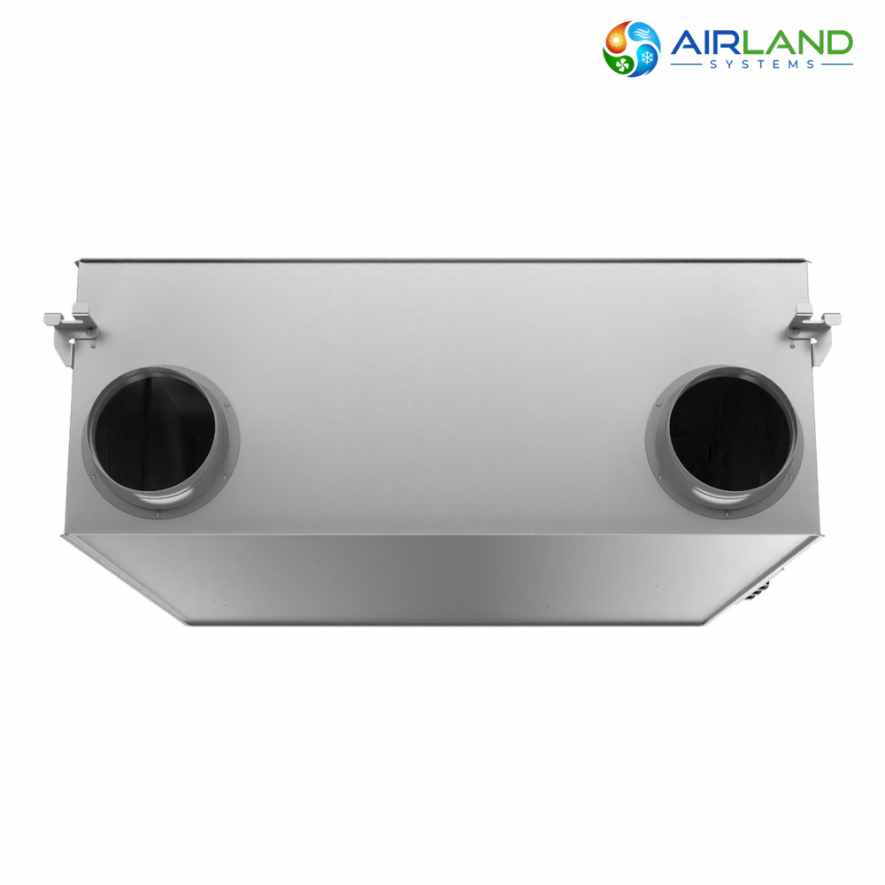 Sistem ventilatie cu recuperare de caldura AirLand Central 350 m³/h, montaj in tavan, WiFi, senzor CO₂ si umiditate [6]