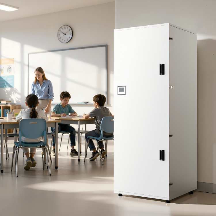 Sistem ventilatie cu recuperare de caldura AirLand Class 750 m³/h pentru sali de clasa, WiFi, senzor CO₂ si umiditate [10]