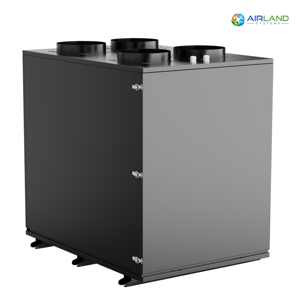 Sistem ventilatie HVAC cu recuperare de caldura 5 in 1 AirLand Premium 620 m³/h cu pompa de caldura si DC Inverter, ventilatie, incalzire si racire [5]