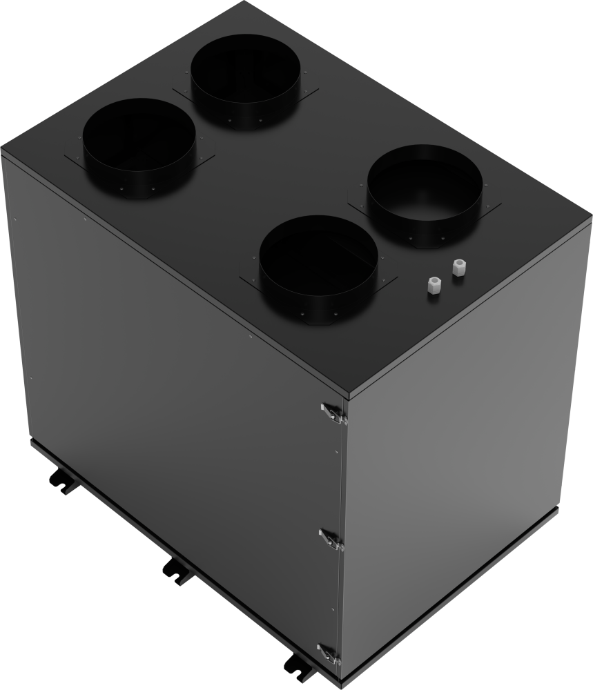 Sistem ventilatie HVAC cu recuperare de caldura 620 m³/h cu pompa de caldura si DC Inverter, ventilatie, incalzire si racire [4]