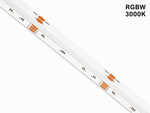 Banda LED COB RGB + 3000K 896 LED/m 16W/m 24V IP20 12 mm, rola 5m [1]