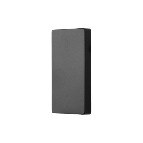 Echipamente Smart Home - Capac fals, 1/2 modul, Negru