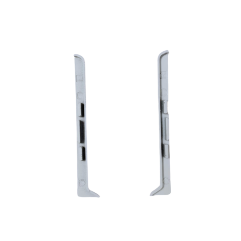 Capete plinta aluminiu 80 mm (set 2 buc, stanga/dreapta), Alb [1]