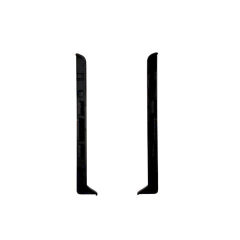 Capete plinta aluminiu 80 mm (set 2 buc, stanga/dreapta), Negru Mat [1]