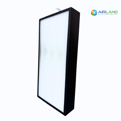 Sisteme de Ventilatie HVAC - Filtru aer HEPA H13 AirLand pentru sistem HVAC 350 m³/h, filtrare avansata, 450 x 210 x 70 mm